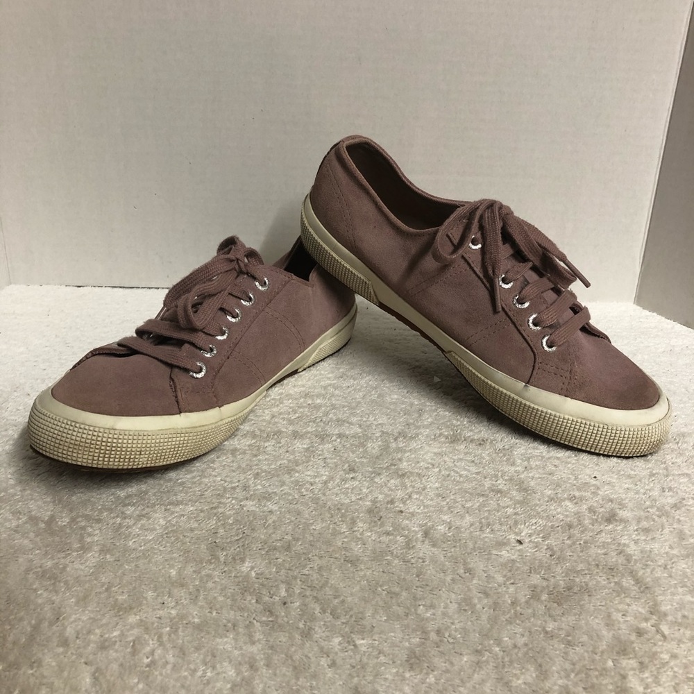 Superga Cotu Classics Pink Suede Women’s size 7. ##
